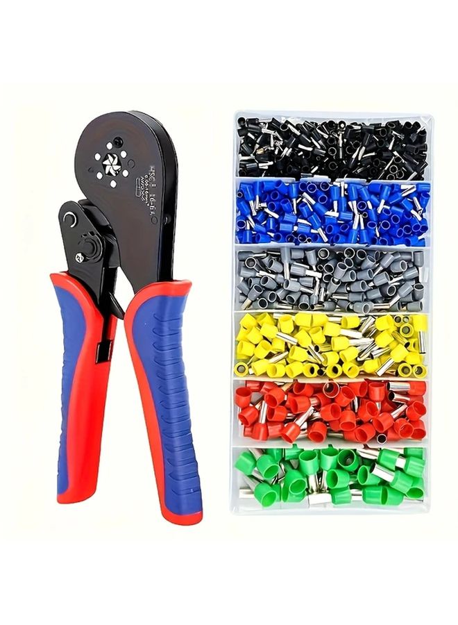 750pcs Terminals with 16 6 Crimping Pliers Electrical Tool Kit for Home DIY Wiring - Image 1